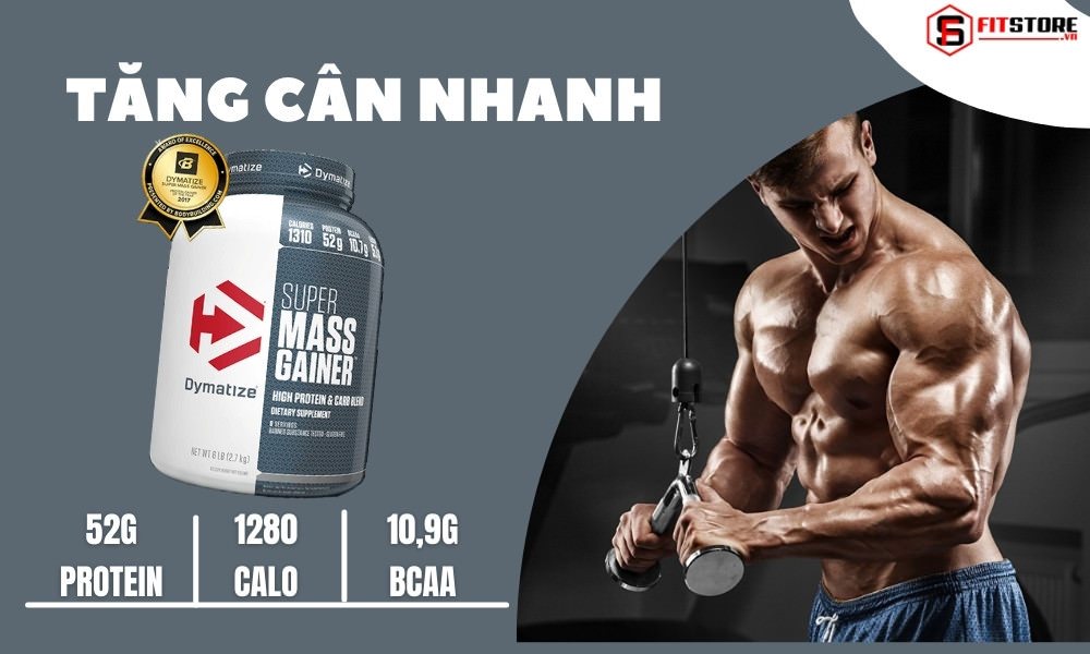 Sữa Tăng Cân Super Mass Gainer 6Lbs 1 Super Mass Gainer 6Lbs - Tăng Cân Tăng Cơ Hiệu Quả
