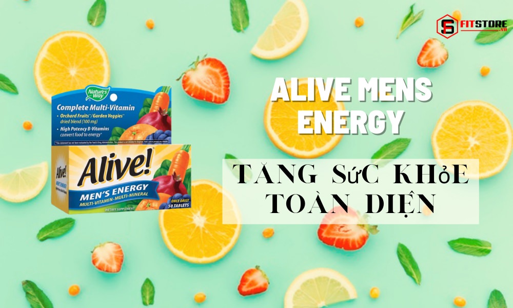 Alive Mens Energy 50 viên 1 Alive Mens Energy - Bổ sung Vitamin toàn diện dành cho nam