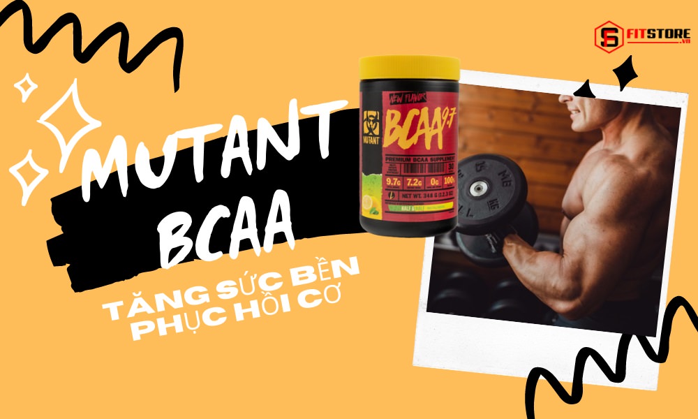 Mutant BCAA 9.7 1 Mutant BCAA 9.7 - Tăng Sức Bền Phục Hồi Cơ