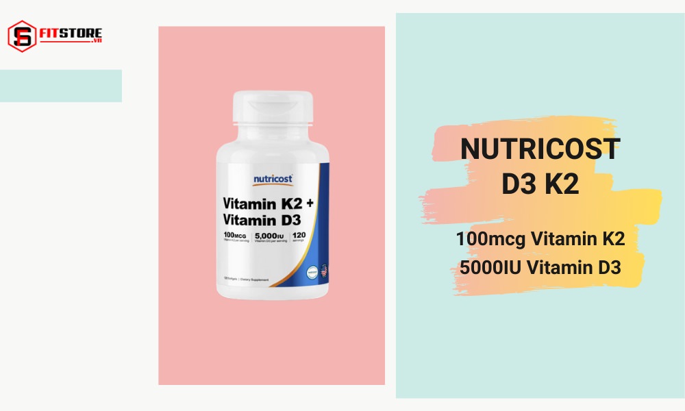 Nutricost Vitamin D3 K2 có tốt không? Review chi tiết nên xem ngay đừng bỏ lỡ! 1 Đánh giá chung về Nutricost Vitamin D3 K2